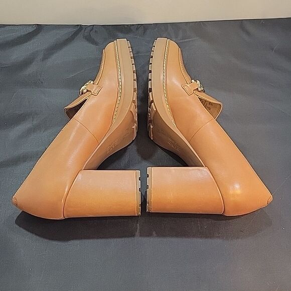 BRAND NEW NATURALIZER CALLIE MOC ENGLISH TEA LEATHER HEELED SHOES I3520L1200 - Picture 14 of 15